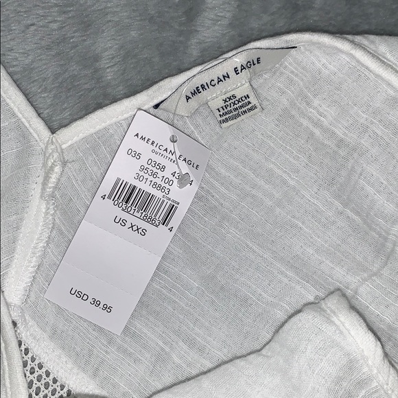 NWT American Eagle Lace Shell Top - Picture 6 of 6